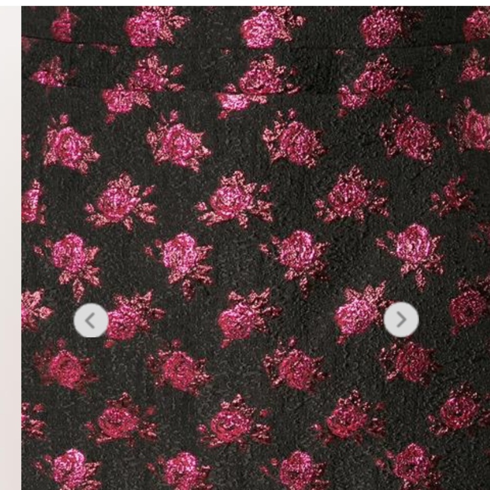NWT! MARC JACOBS woman rose Jacquard pencil skirt - Picture 4 of 6